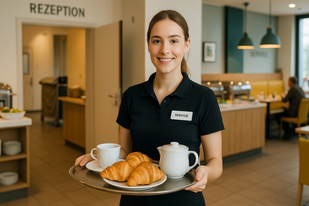 Помощник по обслуживанию в отеле: начало работы без обучения в Германии