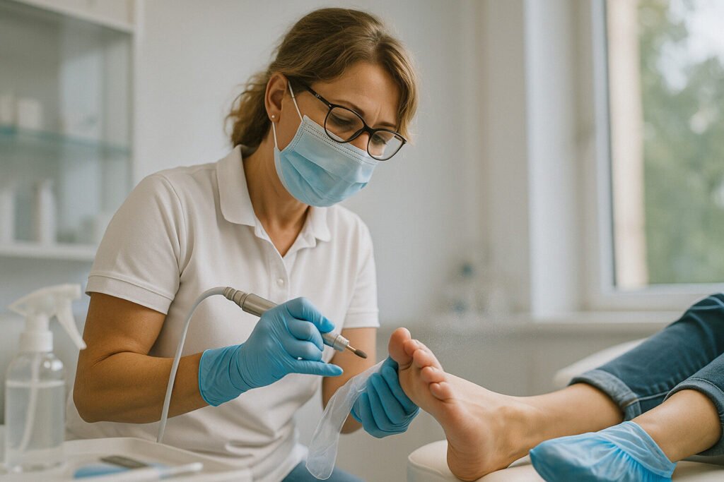 Как стать медицинским педикюрщиком в Германии