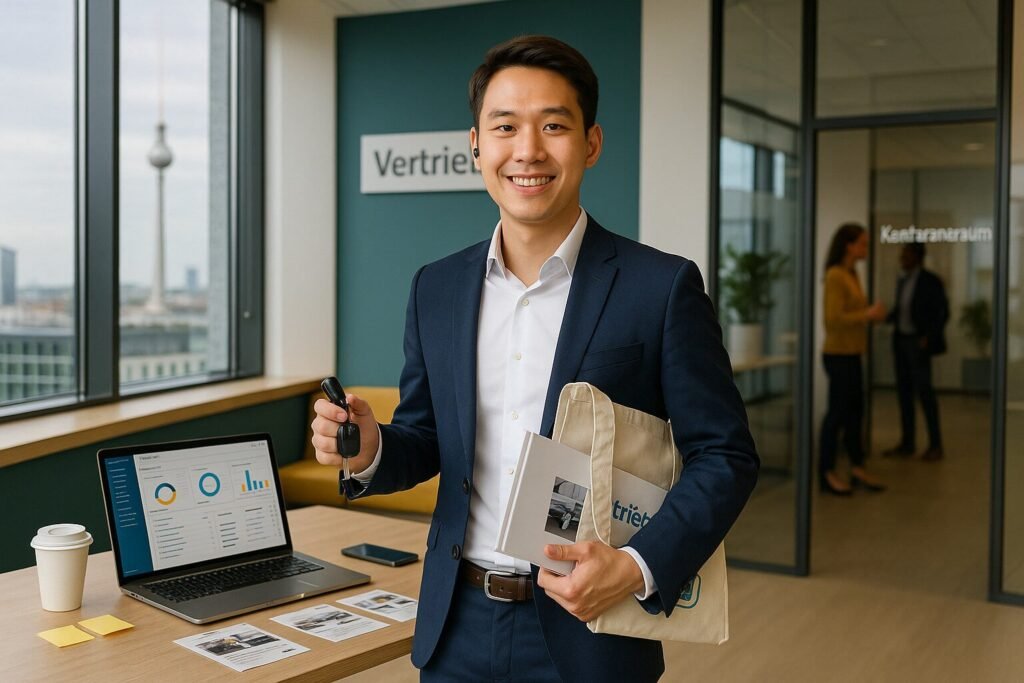 Торговый представитель: самостоятельная работа в полевых условиях в Германии